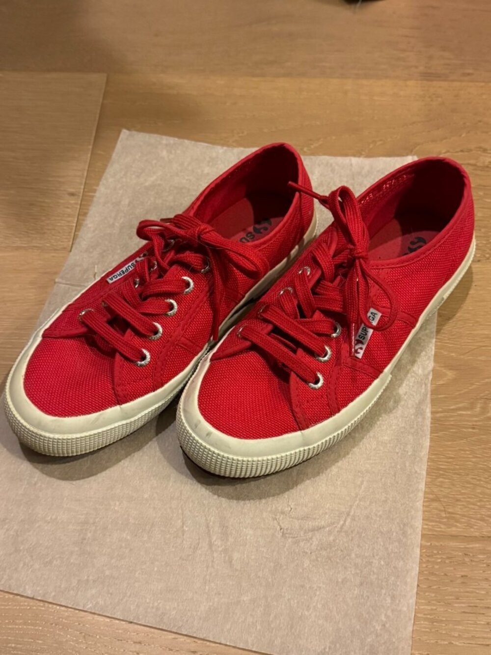 Superga 2750 Cotu Classic Sneakers Red Women's US 6